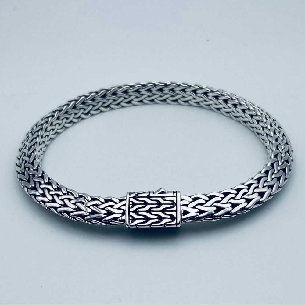 🌷JOHN HARDY STERLING SILVER TIGA CHAIN BRACELET NEW